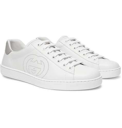 gucci sneakers basketball men white yellow logo|white gucci sneakers for women.